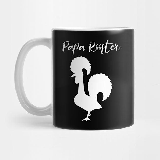 Papa Rooster design Dad Daddy Father's Day graphic by merchlovers